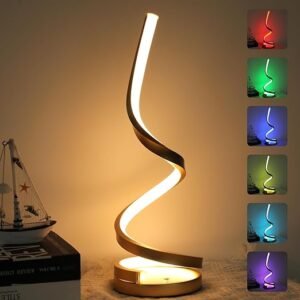 Energetic Infinity Spiral LED Table Lamp