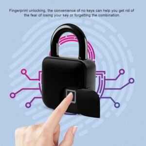 New Smart Fingerprint Padlock