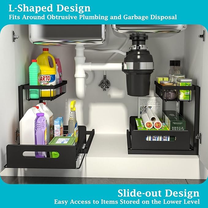 REALINN Under Sink Organizer and Storage