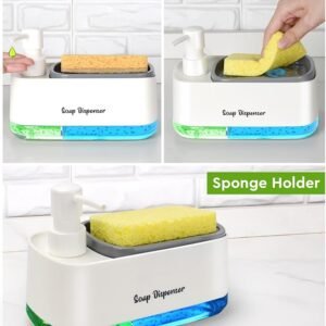 Hand and Dish Soap Dispenser Set for Kitchen