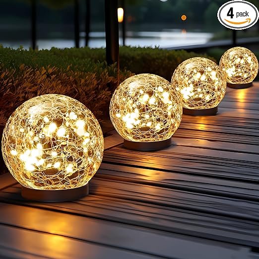 Waterproof Solar Globe Lights Outdoor