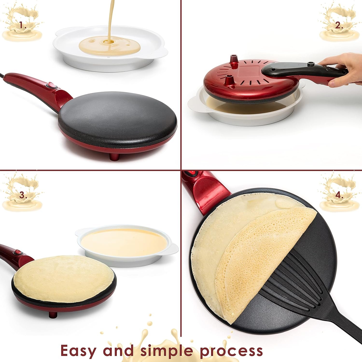 Electric Crepe Maker 8 Inch